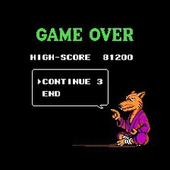 TMNT3 - The Manhattan Project - Continue Screen