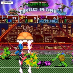 TMNT IV:Turtles In Time (Arcade)- Turtle Swing (Scene 1)