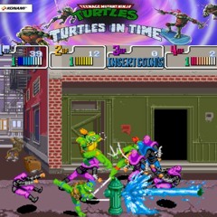 TMNT IV:Turtles In Time (Arcade)- Alleycat Blues (Scene 2)