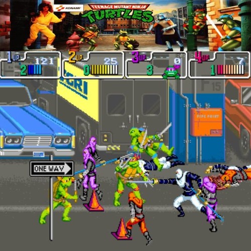 TMNT Arcade (1989) - Factory (Stage 5)