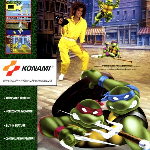 Stream TMNT Arcade 1989 Game Over By April O Neil Listen Online 