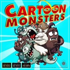 CARTOON MONSTERS - Cute Silly Fun Creature Voice Sound Effects Library - Halloween Sounds [Preview]