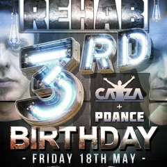 Cayza + Pdance Live @ REHAB 3rd Birthday