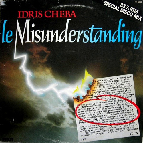 IDRIS CHEBA - Le Misunderstanding (Feller Edit)