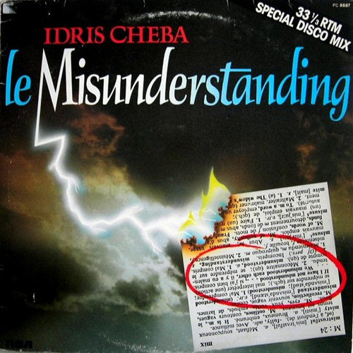 IDRIS CHEBA - Le Misunderstanding (Feller Edit)