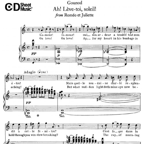 Ah Leve Toi Soleil Romeo Et Juliette Charles Gounod By Nino Kraus Tenor Ah Leve Toi Soleil Romeo Et Juliette Charles Gounod By Nino Kraus Tenor