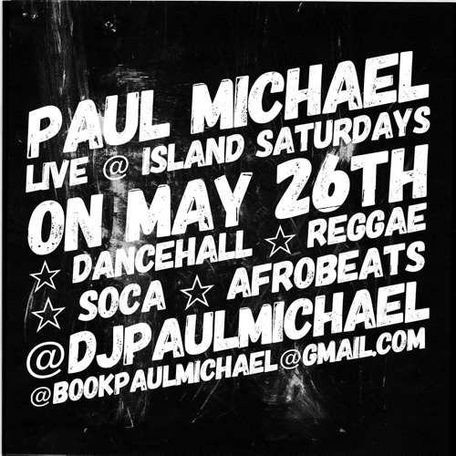 LIVE AT ISLAND SATURDAYS ON MAY 26TH