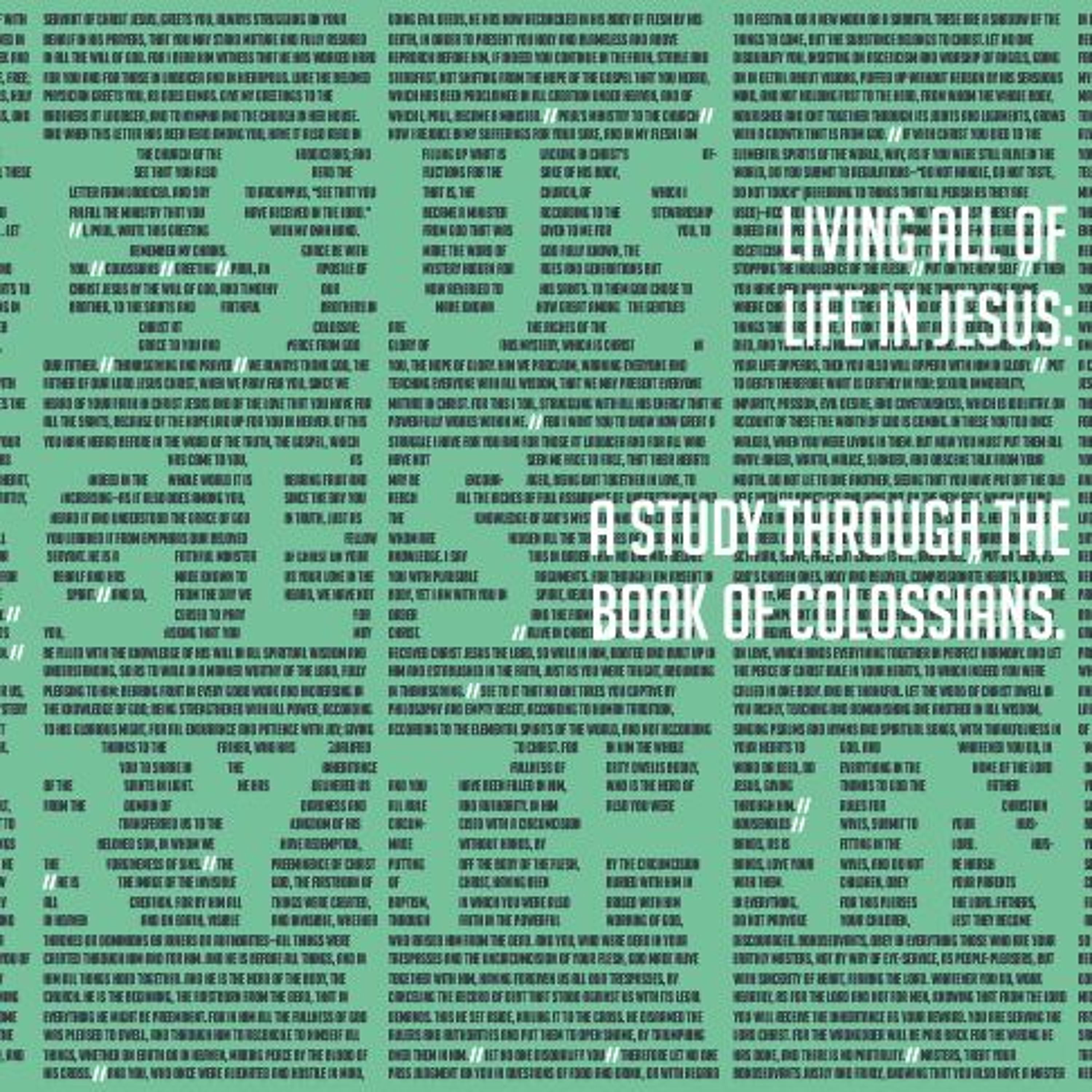 Colossians 3:12-17 - James Bonney - May 27, 2018 episode artwork