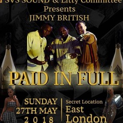 @Deejayswivo @Terrortonesound Live At Jimmy British " Paid In Full " 27/05/2018