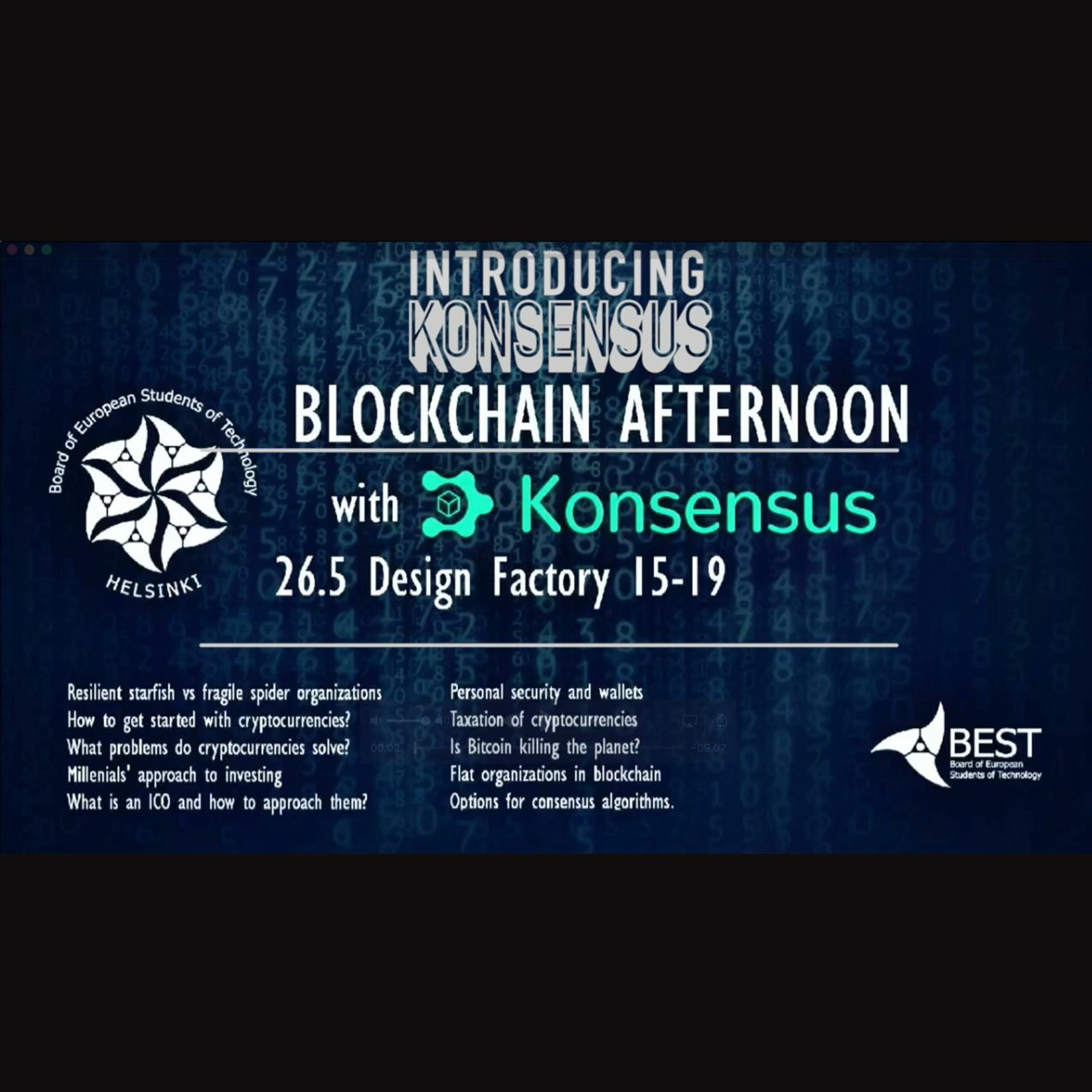 Suomen Kryptovaluuttayhdistys Konsensus ry:n Podcast