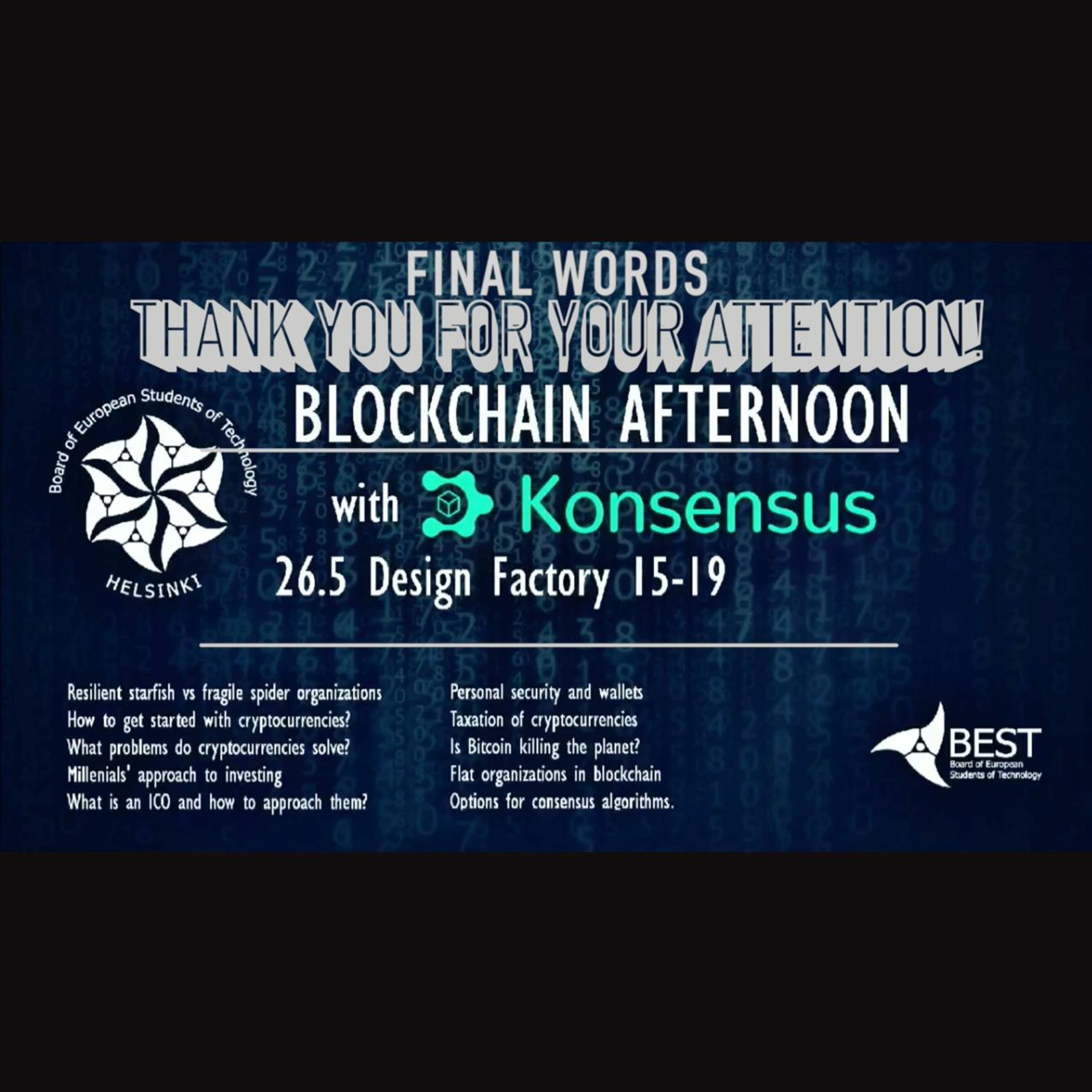 Suomen Kryptovaluuttayhdistys Konsensus ry:n Podcast