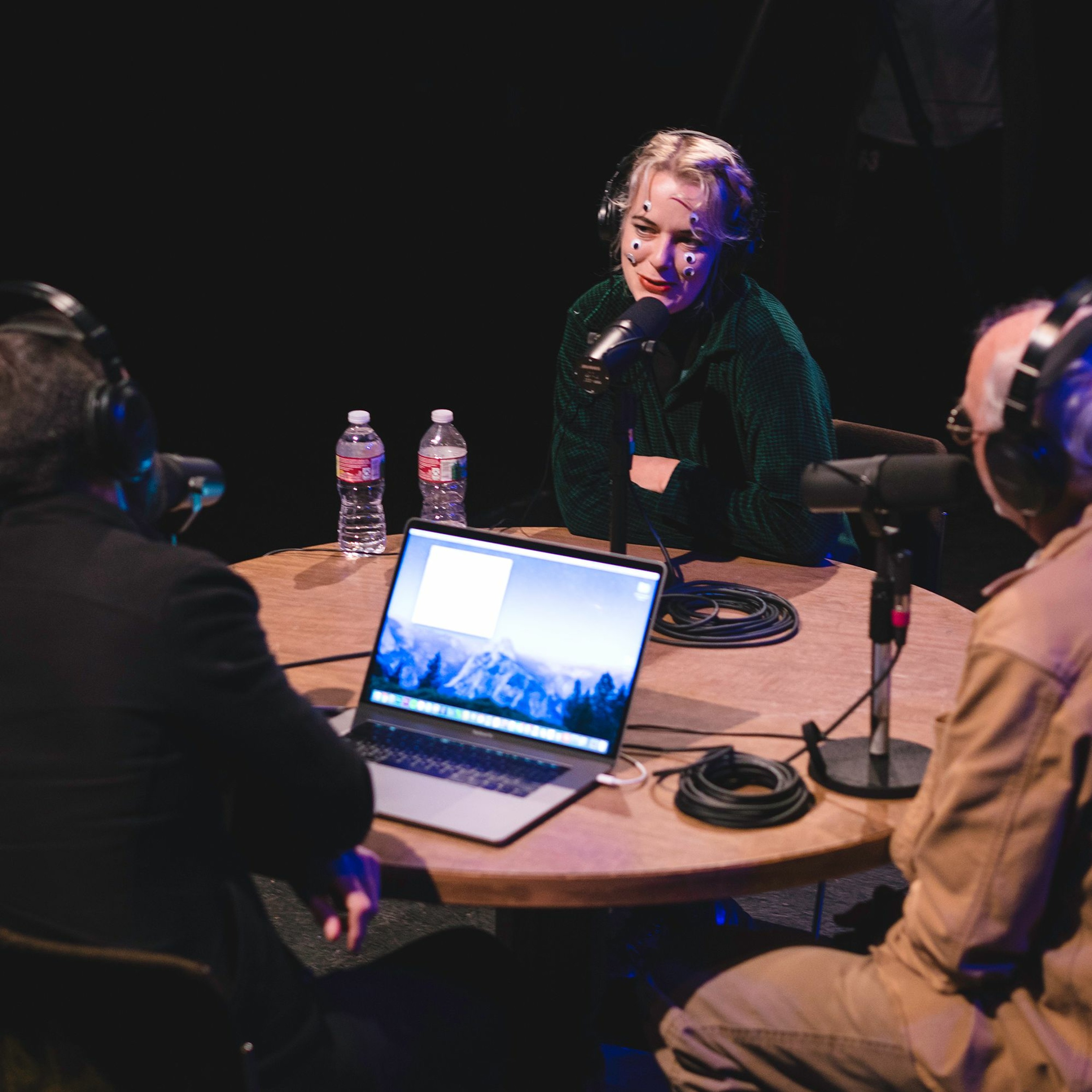 Onstage with Jim and Tom