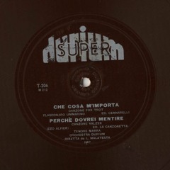 Che cosa m'importa / Perché dovrei mentire