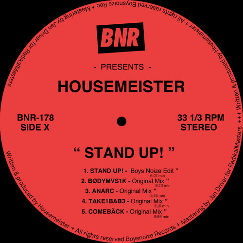 Premiere | Housemeister - Anark [BoysNoize Records]