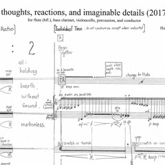 Thoughts, Reactions, And Imaginable Details (2017)