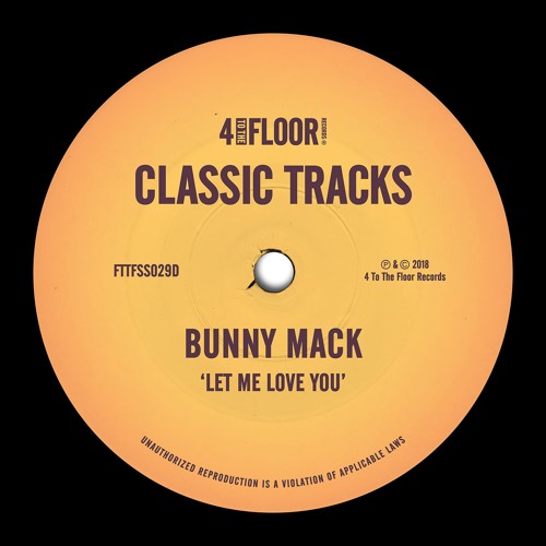 BUNNY MACK – Let Me Love You 12\"ORIGINAL Bunny Mack – Let Me Love You – Vinyl (LP), 1981 [r586596