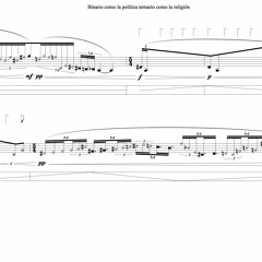 Binario como la Política, Ternario como la Religión (Casa VO)