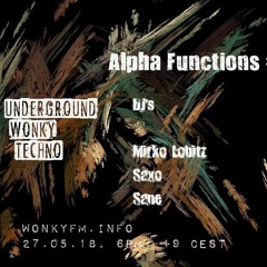 sane DJ set Alpha Functions