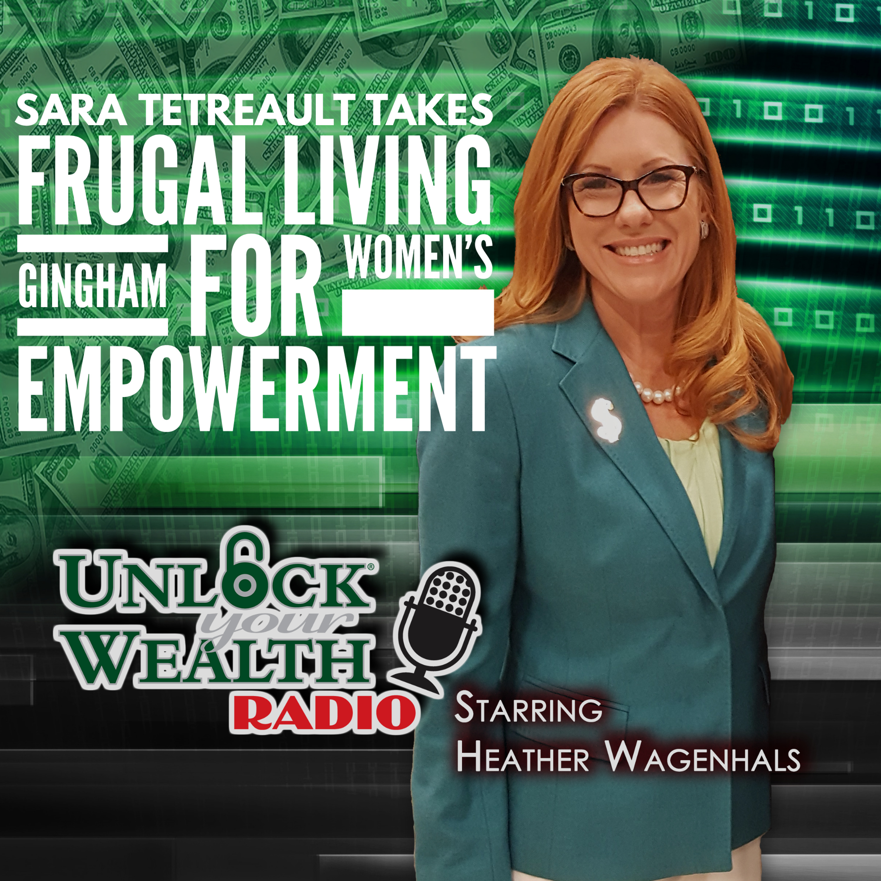Sara Teatrault Takes Frugal Living Gingham for Women's Empowerment episode artwork