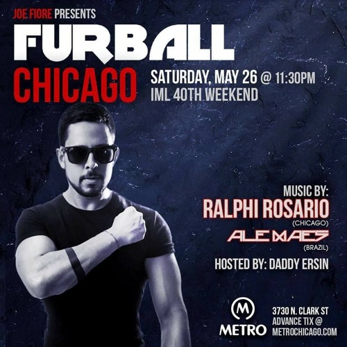 DJ Ale Maes #Live @ FURBALL // IML Weekend CHICAGO (Recorded by Audacity 2.2.2.)