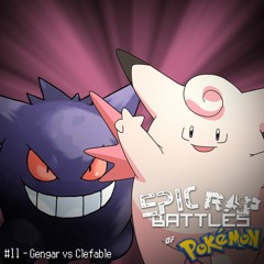 Gengar vs Clefable. Epic Rap Battles of Pokemon #11.