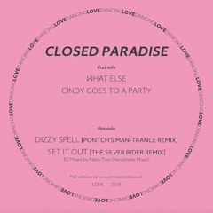 PREMIERE : Closed Paradise - Set It Out (The Silver Rider Remix)