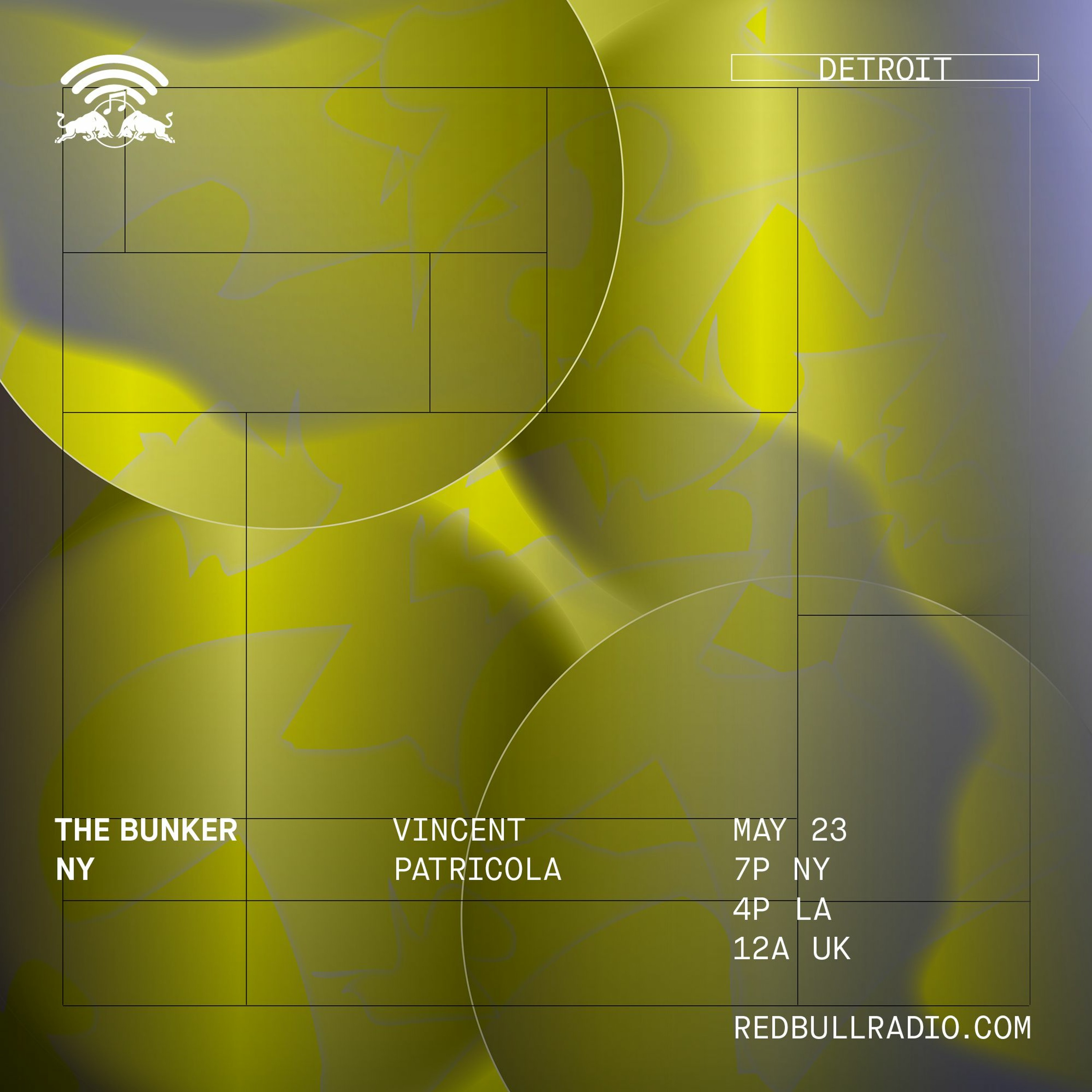 The Bunker on Red Bull Radio: Vincent Patricola 05/23/2018 episode artwork