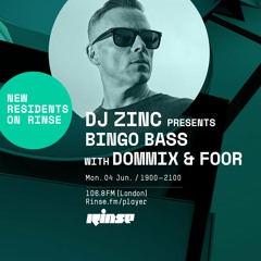 DJ Zinc Presents Bingo Bass with Dommix and Foor - 4th June 2018