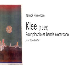 Klee, pour piccolo et sons fixés (1999)