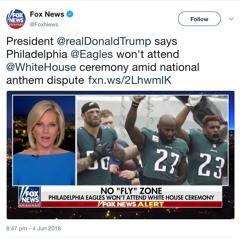 Fox News Just Attacked the Eagles for Praying to God Instead of Trump