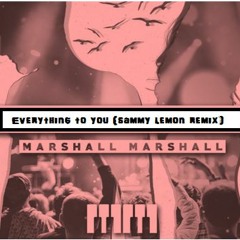 Marshall Marshall -Everything To You (Sammy Lemon Remix)