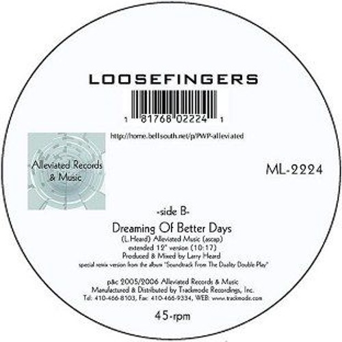 Larry Heard - Dreaming Of Better Days