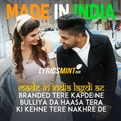 Guru Randhawa | MADE IN INDIA | Bhushan Kumar | DirectorGifty | Elnaaz Norouzi