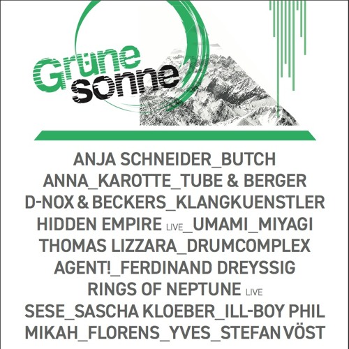 Stefan Vöst @ Grüne Sonne Festival 2018