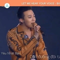 Let me hear your voice Bigbang Japanese EDM