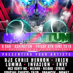 Dj Irish Mc Ronez Momentum 8th June 2018