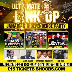 Ultimate Link Up - Jamaican Independence Day Promo Mix, London, UK August 2018