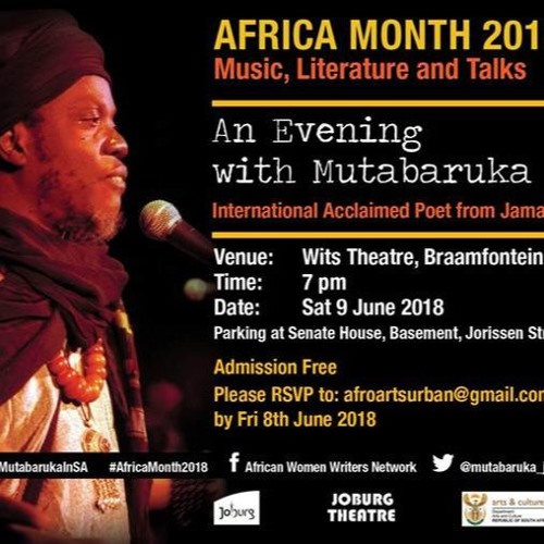 Mutabaruka - Dis Poem [Live in Johannesburg 2018]
