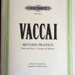 Vaccai- The Scale- Upper Voice