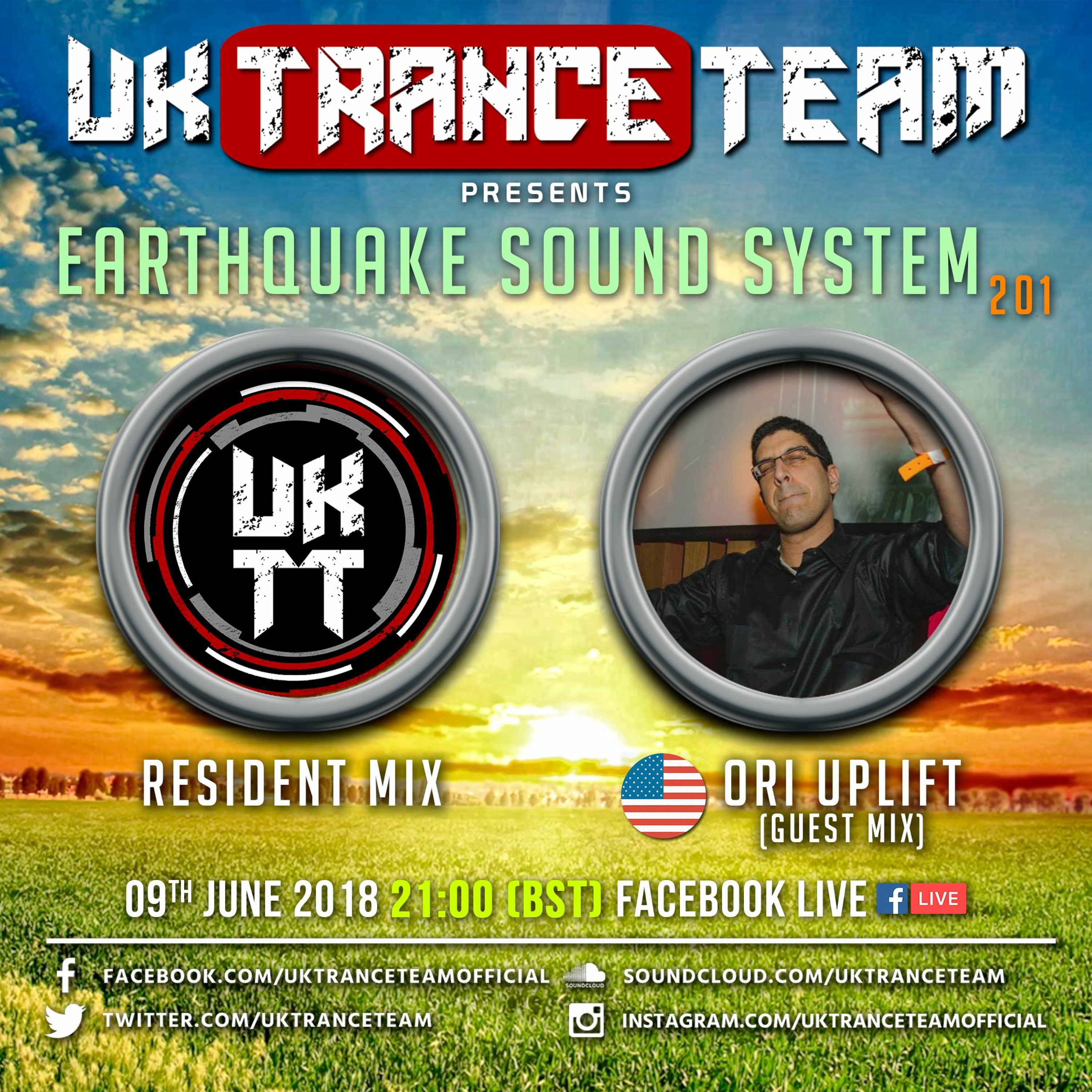 UkTranceTeam Pres. Earthquake Sound System 201 (Resident Mix & Ori Uplift Guest Mix) episode artwork