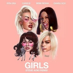 Rita Ora - Girls ft. Cardi B, Bebe Rexha & Charli XCX (Steve Aoki Remix) [Bass Boosted]