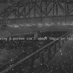 L o v i n g  A  P e r s o n  I s n ' t  A b o u t  L o g i c