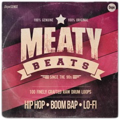 Meaty Beats [100 Classic Hip Hop Drum Loops]