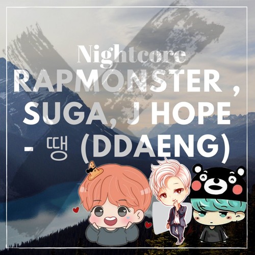 -BTS-RapMonster , SUGA, J HOPE - 땡 (DDAENG)*nightcore*