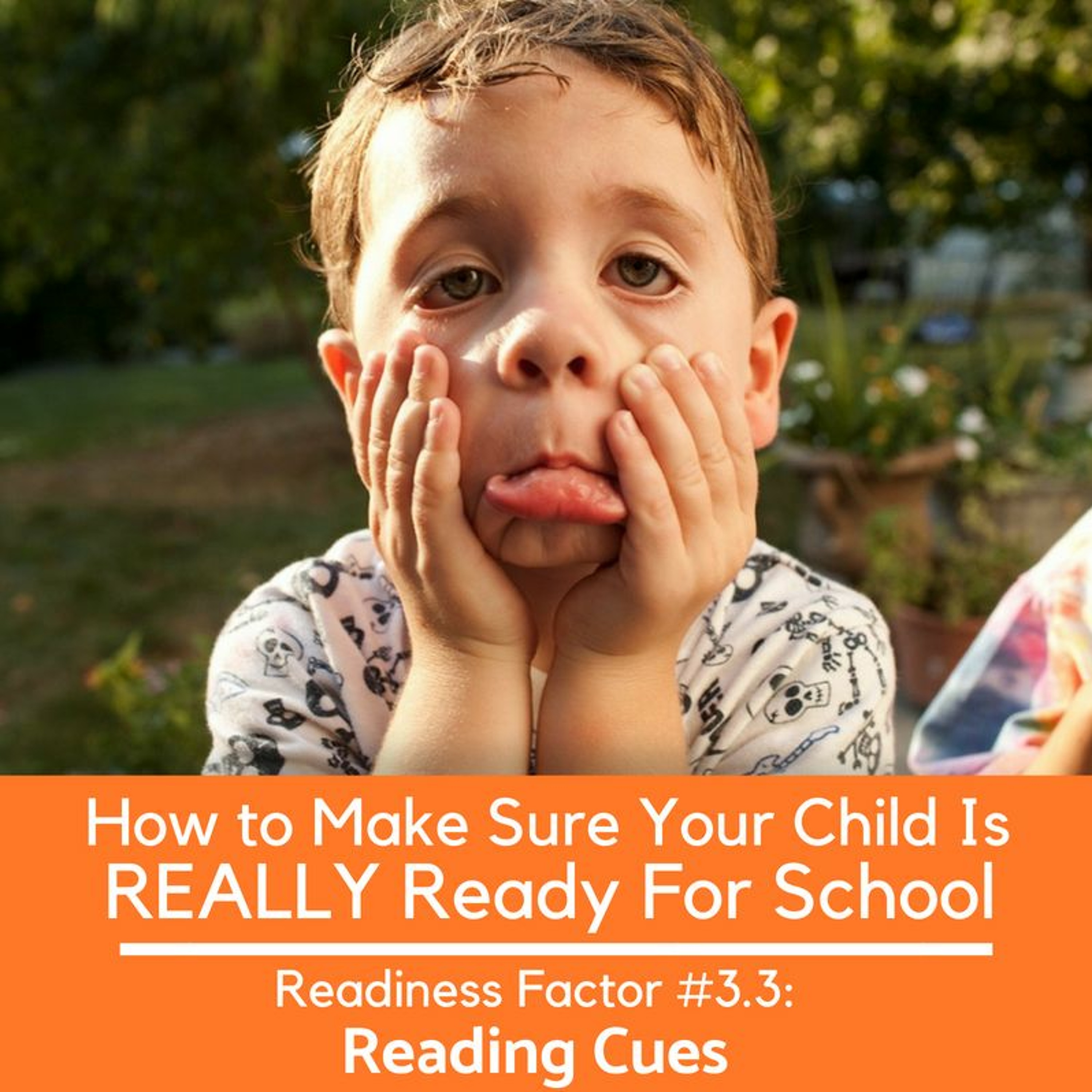 Is Your Child REALLY Ready For School Readiness Factor #3.3 - Recognizing Cues