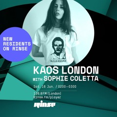 Kaos London with Sophie Coletta - 16th June 2018