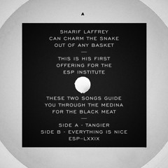 SHARIF LAFFREY  'TANGIER'     < released on ESP Institute ESP079 >