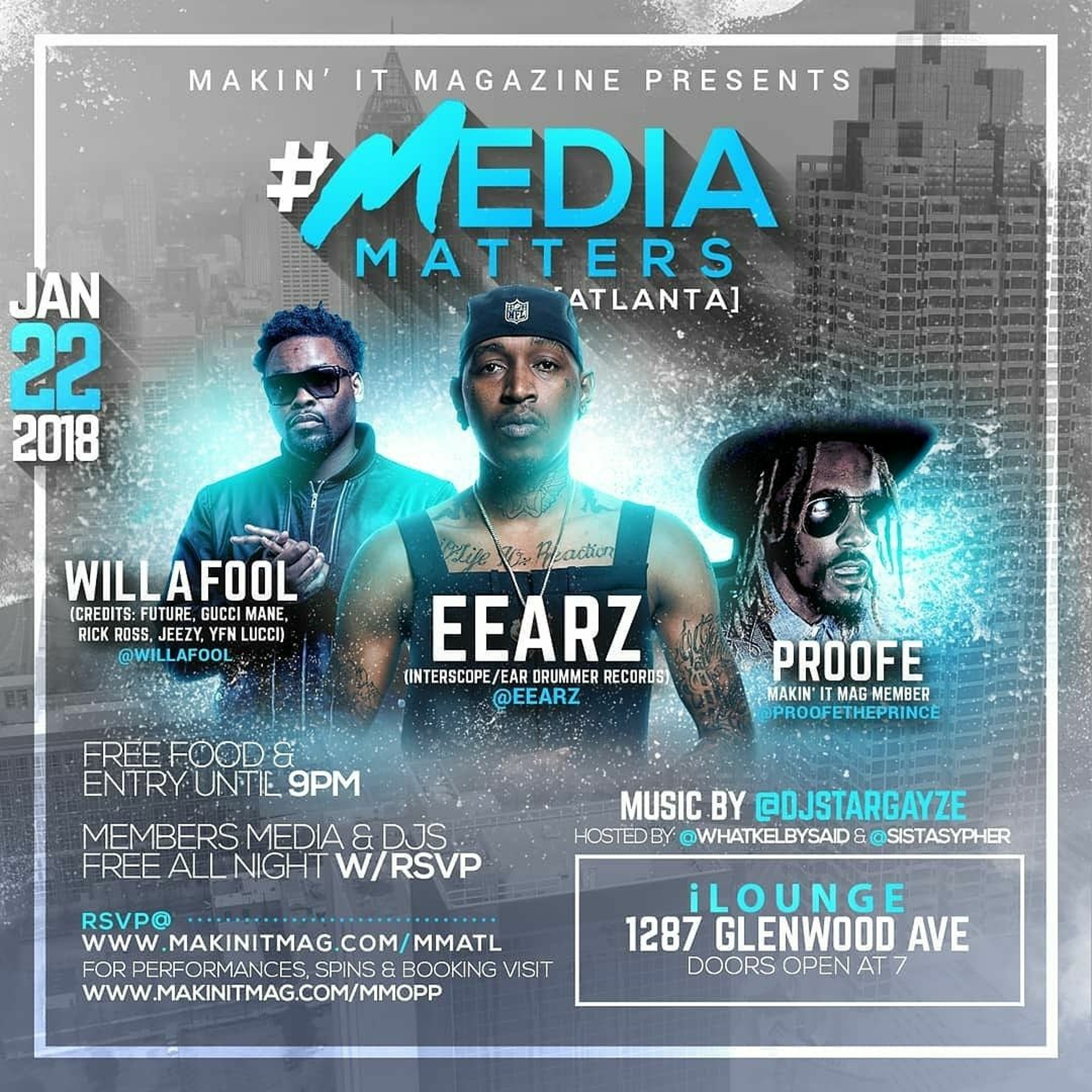 Makin'It Magazine #MMATL Interview with WILLAFOOL episode artwork