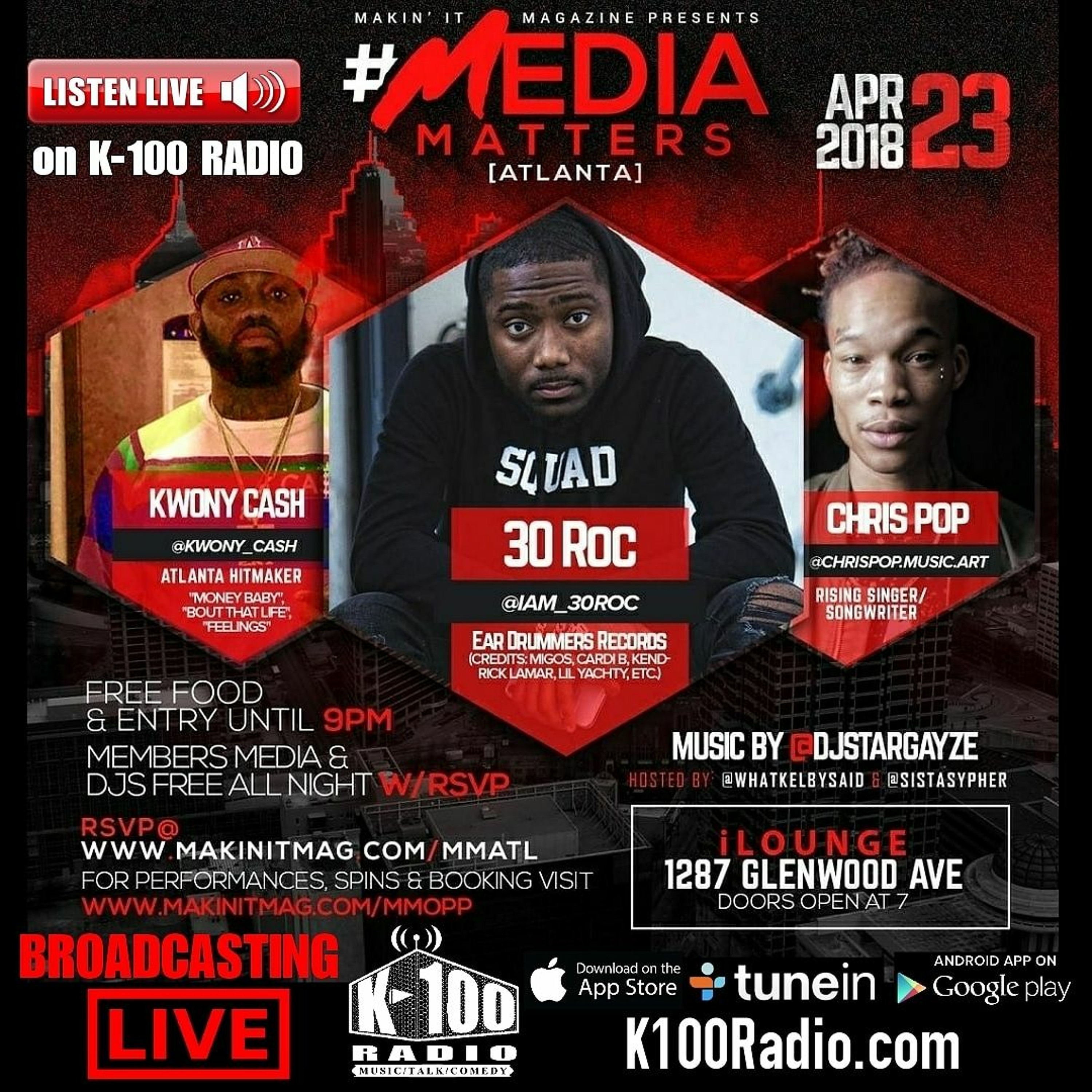 Makin'It Magazine #MMATL Interview with CHRIS POP episode artwork