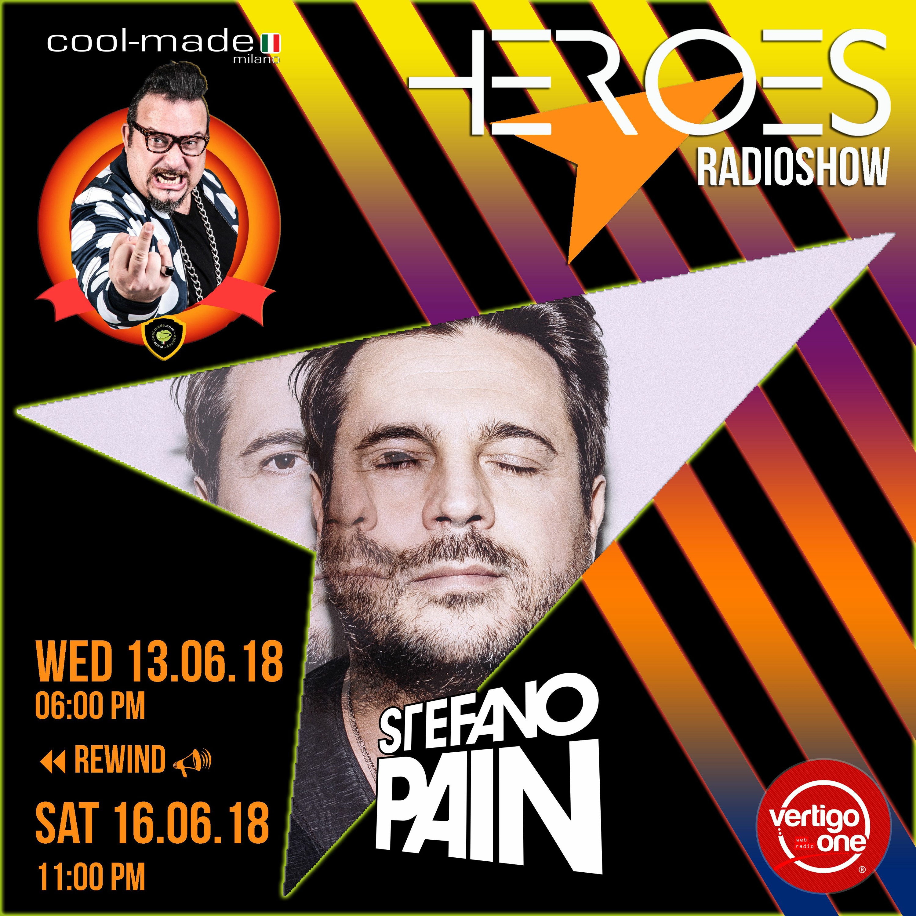 40> HEROES RadioShow - Special Guest STEFANO PAIN episode artwork